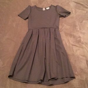 LuLaRoe Amelia Dress. Size Small. Gray